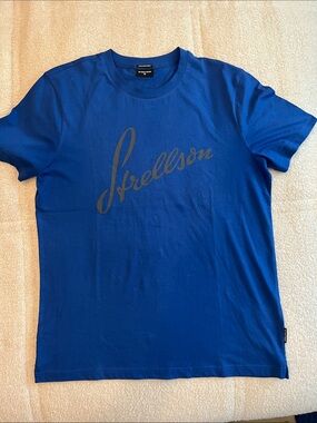 Strellson Royal Blue Short-Sleeve Logo Tee {NWOT - Unable to return}